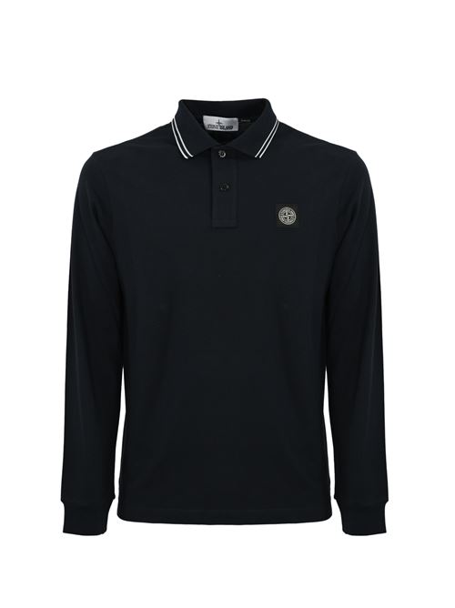 Polo 2SL18 in pique' di cotone navy STONE ISLAND | 81152SL18A0020